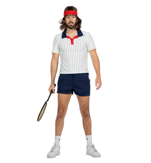 Retro Tennisspieler Kostm