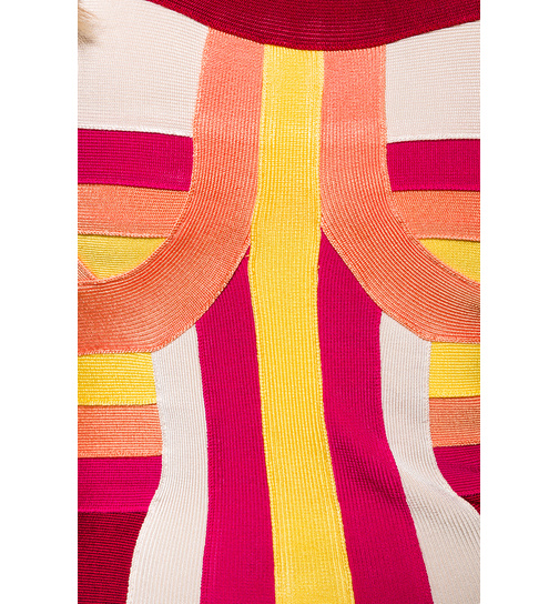 Sexy Bandage-Shapekleid Mini Kleid Shape Bandage Retro Figurformend Kurz 70s Hot