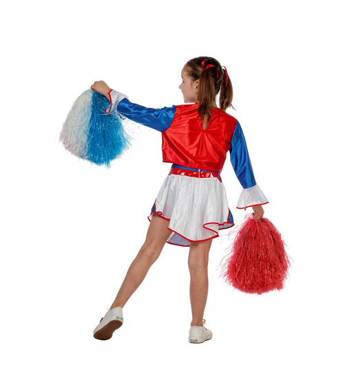 Cheerleader Rot/Blau/Weiß 164