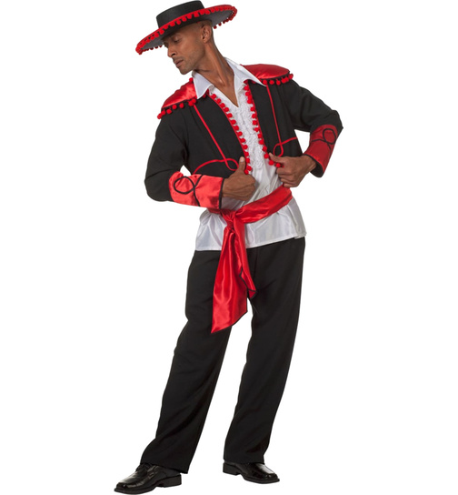 Spanier Kostüm Flamenco Tänzer Torero Spanien Matador Stierkämpfer Stier Salsa Gr. L/XL