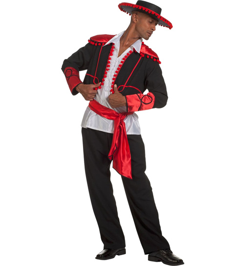 Spanier Kostüm Flamenco Tänzer Torero Spanien Matador Stierkämpfer Stier Salsa Gr. L/XL