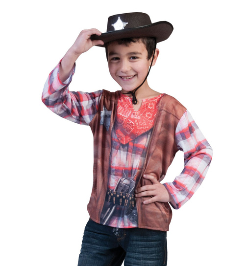 3D Shirt Cowboy Kinder