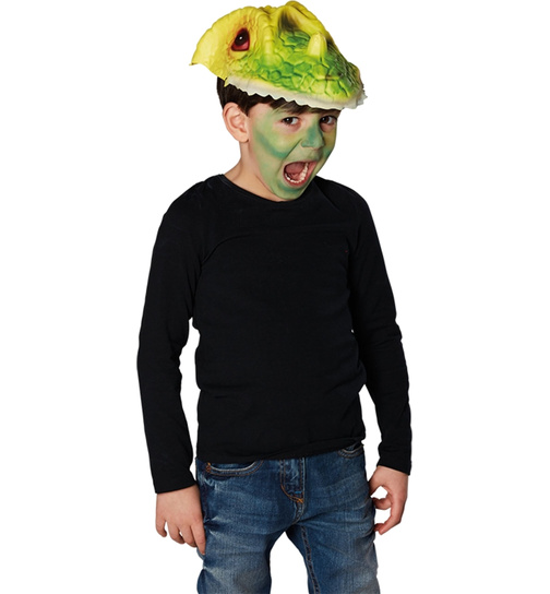 Kostüm Zubehör Kinder EVA Maske Krokodil Karneval Fasching Mot 
