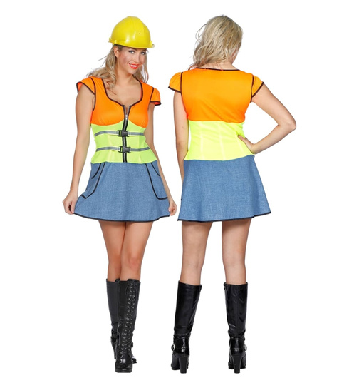 Bauarbeiterin-Damen-Kostüm