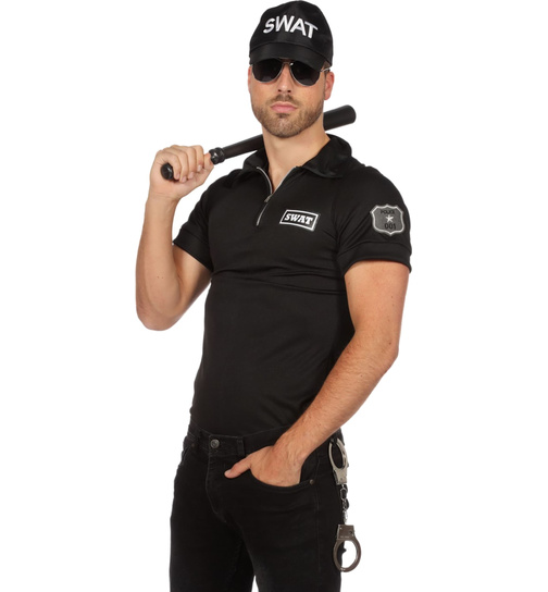 SWAT Shirt Kostm S.W.A.T. Spezialeinheit Polizei Polizeikostm Herren Karneval